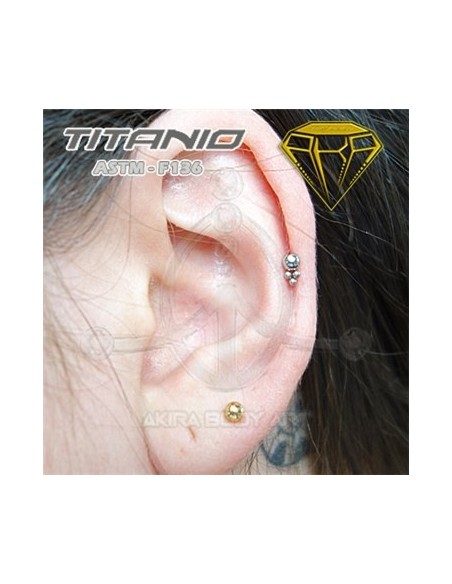 Repuesto 4 bolas (Titanio Rosca interna)