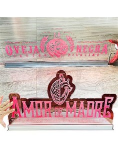 Cartel Led Sobremesa - PERSONALIZADO 2