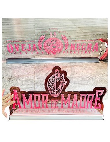 Cartel Led Sobremesa - PERSONALIZADO