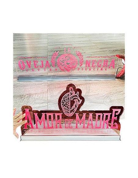 Cartel Led Sobremesa - PERSONALIZADO Cartel Led Sobremesa - PERSONALIZADO