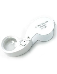 Lupa plegable con luz