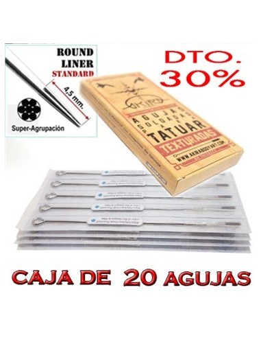 Agujas RL – Caja de 20