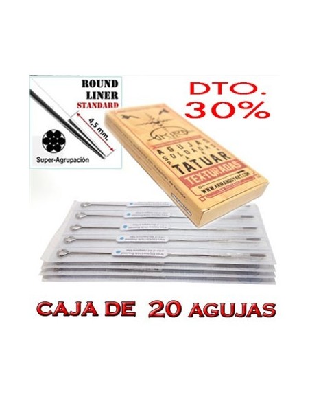 Agujas RL – Caja de 20 Agujas RL – Caja de 20