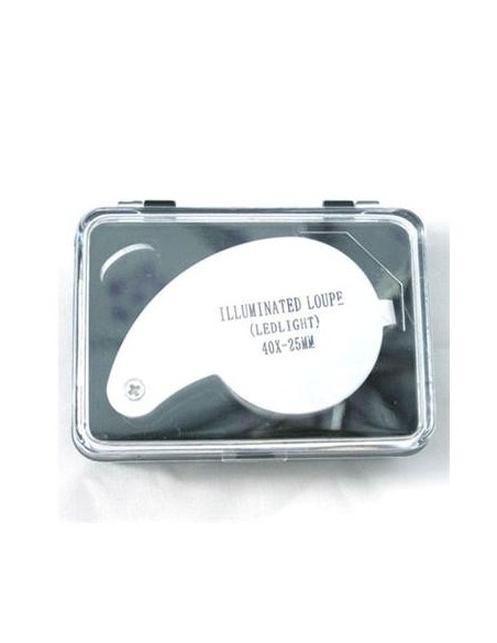 Lupa plegable con luz