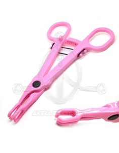 Pinza des. redonda abierta ROSA - (ESTÉRIL)