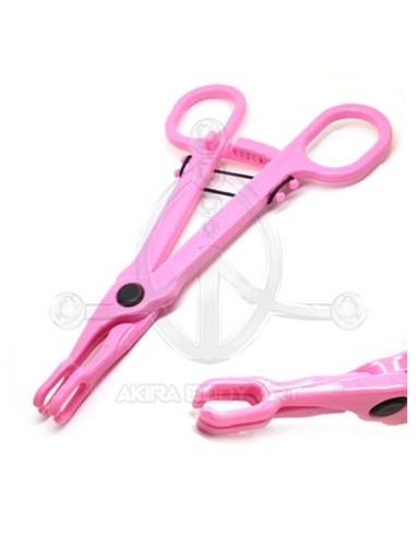 Pinza des. redonda abierta ROSA - (ESTÉRIL)