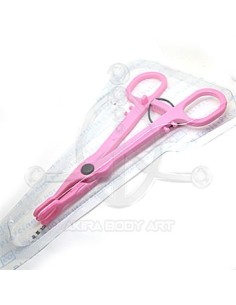 Pinza des. redonda abierta ROSA - (ESTÉRIL) 2