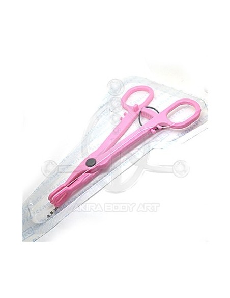 Pinza des. redonda abierta ROSA - (ESTÉRIL) Pinza des. redonda abierta ROSA - (ESTÉRIL)