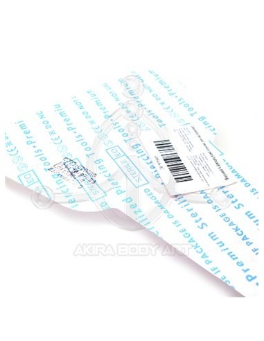 Pinza des. redonda abierta ROSA - (ESTÉRIL)