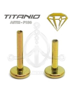 Barra Labret Titanio. Rosca Interna 2