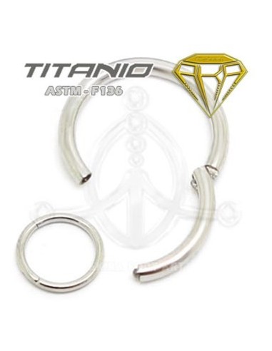 Aro Bisagra Segmentado - TITANIO