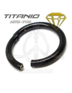 Aro Segmentado Bisagra NEGRO - TITANIO 2