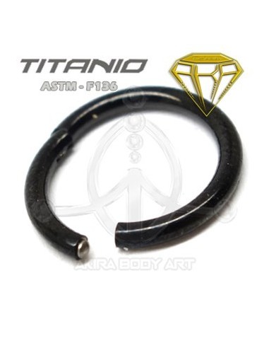 Aro Segmentado Bisagra NEGRO - TITANIO