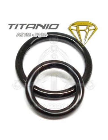 Aro Segmentado Bisagra NEGRO - TITANIO