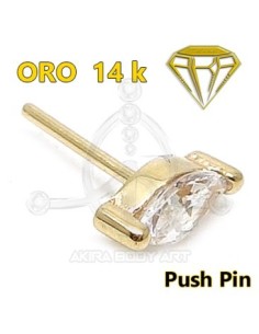 Repuesto PUSH IN joya Pétalo - 14K