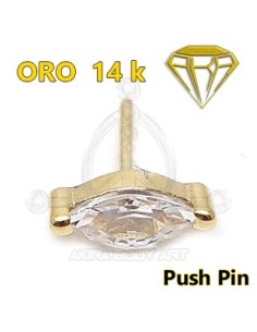 Repuesto PUSH IN joya Pétalo - 14K 2