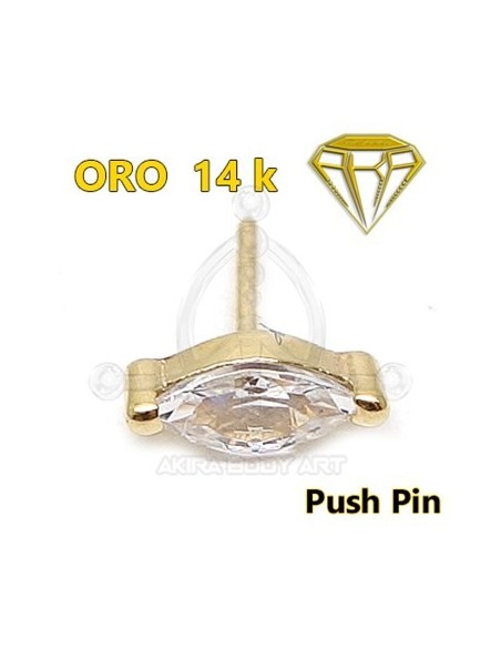 Repuesto PUSH IN joya Pétalo - 14K