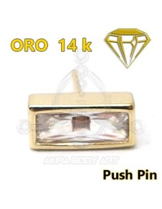Repuesto PUSH IN Lingote joya - 14K 2