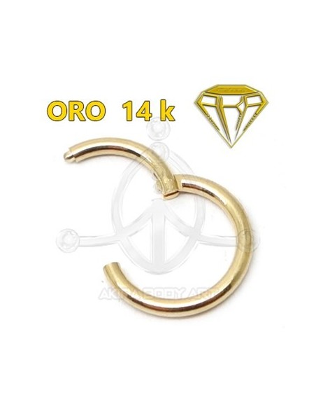 Aro Segmentado con bisagra - 14K