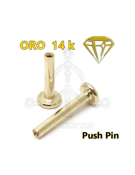 Labret ORO 14K - PUSH PIN Labret ORO 14K - PUSH PIN