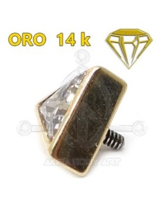 Repuesto Triángulo JOYA - Oro 14K 2