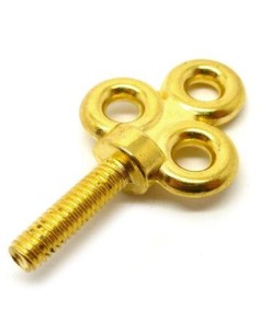 Tornillos de cierre dorados