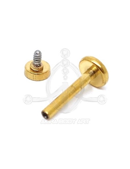 Labret MULTIJOYA - Acero oro (PVD)