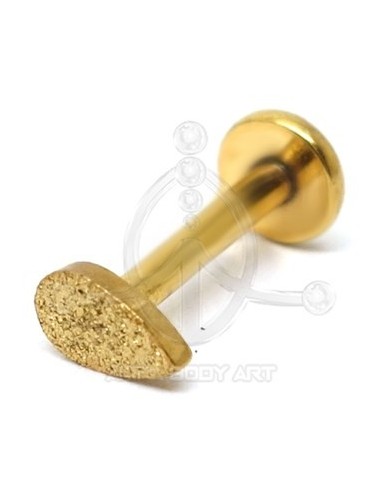 Labret Lágrima joyas (Rosca interna) - Oro (PVD)