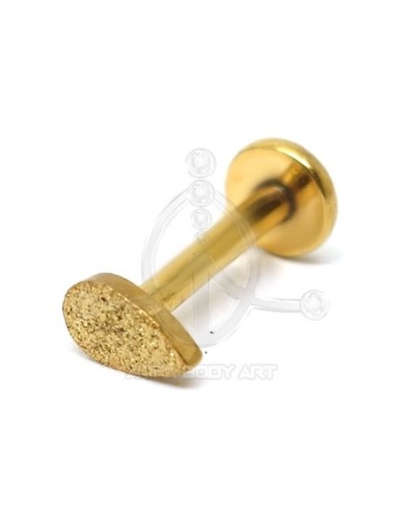 Labret Lágrima joyas (Rosca interna) - Oro (PVD) Labret Lágrima joyas (Rosca interna) - Oro (PVD)