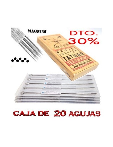 Agujas MAGNUM – Caja de 20 Agujas MAGNUM – Caja de 20