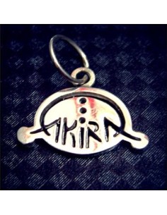 colgante logo akira plata