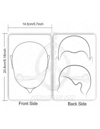 Piel Sintética para prácticas de Capilar