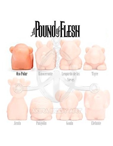 A Pound of Flesh Mini Animals - Oso Polar