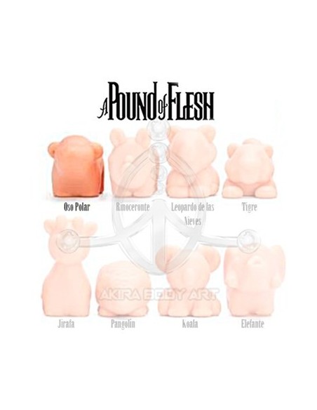 A Pound of Flesh Mini Animals - Oso Polar A Pound of Flesh Mini Animals - Oso Polar