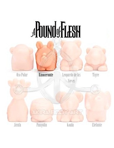 A Pound of Flesh Mini Animals - Rinoceronte