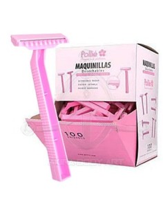 Rasuradoras rosas desechables