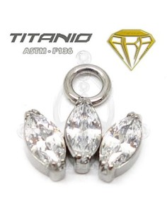 CHARM para Aro - 3 pétalos joyas