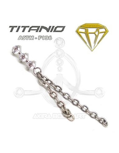 Repuesto Joya y Cadenas - Titanio Rosca interna