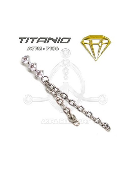 Repuesto Joya y Cadenas - Titanio Rosca interna Repuesto Joya y Cadenas - Titanio Rosca interna