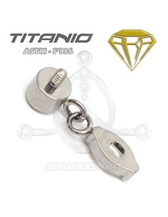 Repuesto Joya colgante - Titanio Rosca Interna