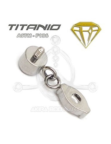 Repuesto Joya colgante - Titanio Rosca Interna