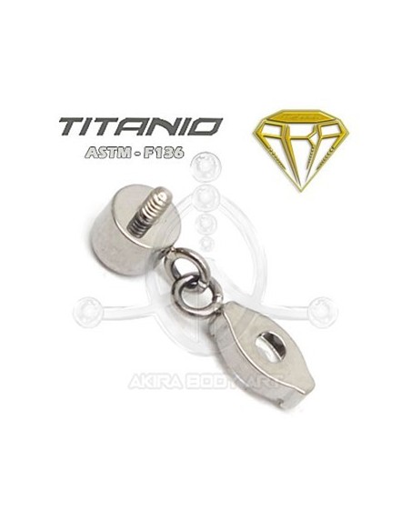 Repuesto Joya colgante - Titanio Rosca Interna Repuesto Joya colgante - Titanio Rosca Interna