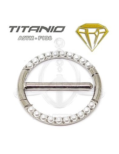 Pezonera Titanio - Círculo  Aro