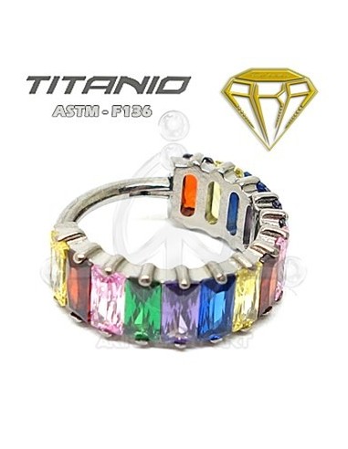 Aro Joyas de Colores