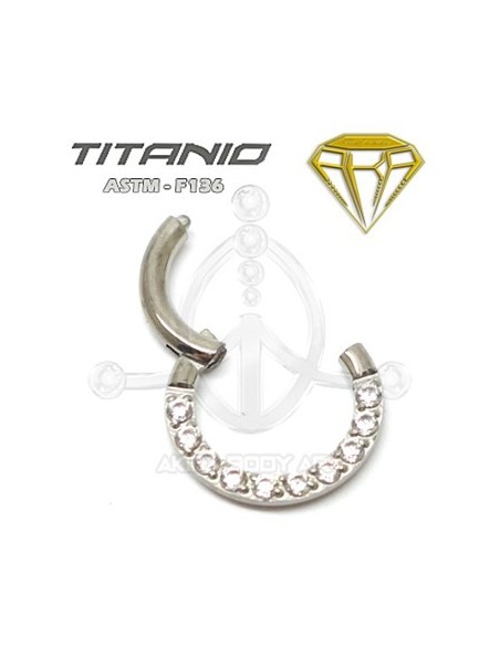 Aro segmentado joyas - Circonita Aro segmentado joyas - Circonita