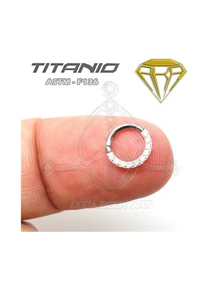 Aro segmentado joyas - Circonita Aro segmentado joyas - Circonita