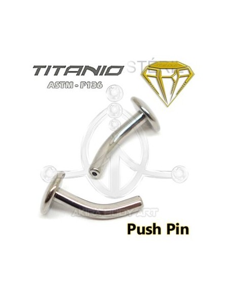 Barra labret curvo - PUSH PIN