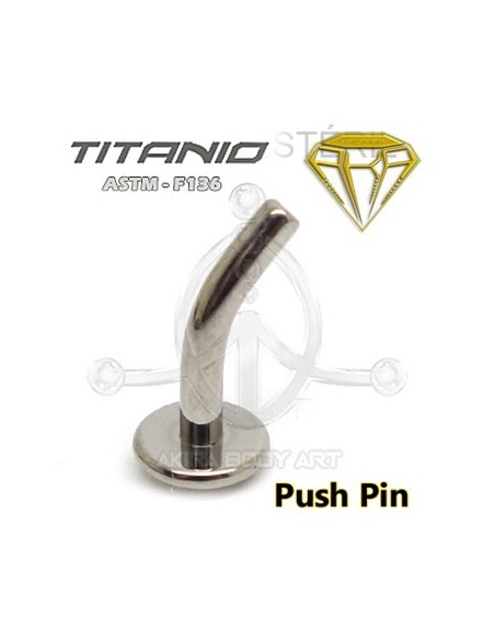 Barra labret curvo - PUSH PIN