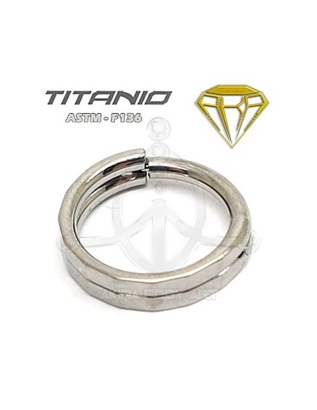 Aro doble - segmentado bisagra