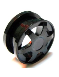Dilatador acero negro rosca llanta